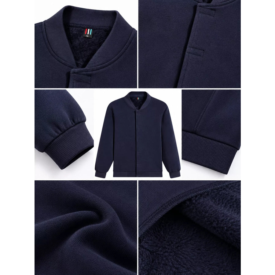 Men’s Plus Size Zip Up Long Sleeve Sweatshirt Apparel and Accessories