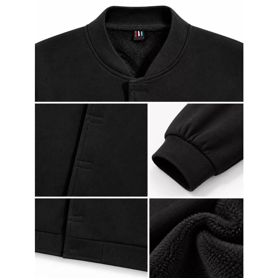 Men’s Plus Size Zip Up Long Sleeve Sweatshirt Apparel and Accessories