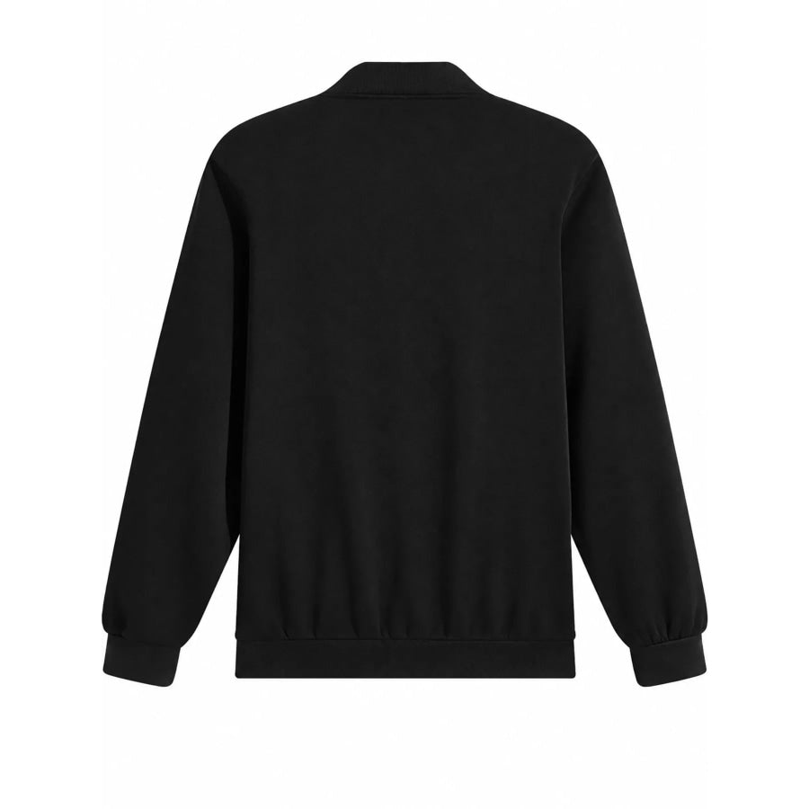 Men’s Plus Size Zip Up Long Sleeve Sweatshirt Apparel and Accessories