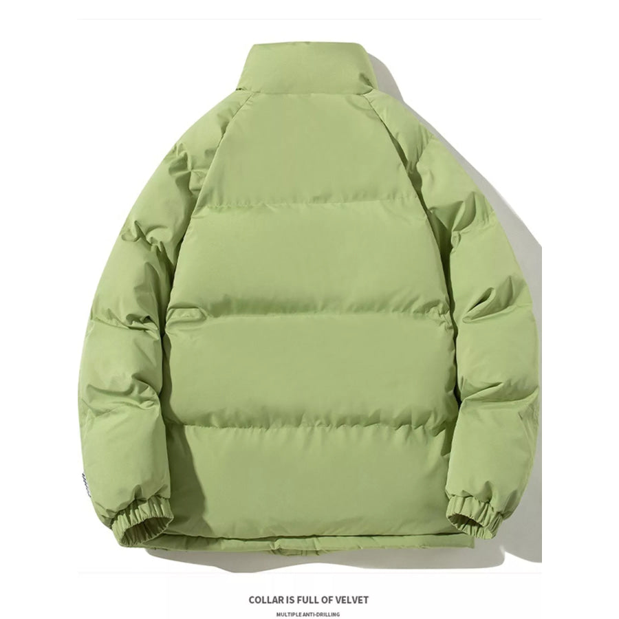 Men’s Plus Size Zip-Up Sherpa-Lined Puffer Jacket Apparel and Accessories