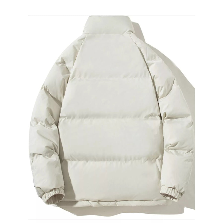 Men’s Plus Size Zip-Up Sherpa-Lined Puffer Jacket Apparel and Accessories