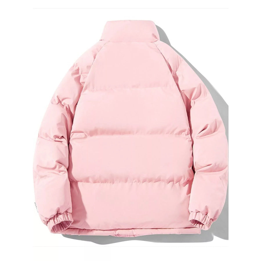Men’s Plus Size Zip-Up Sherpa-Lined Puffer Jacket Apparel and Accessories