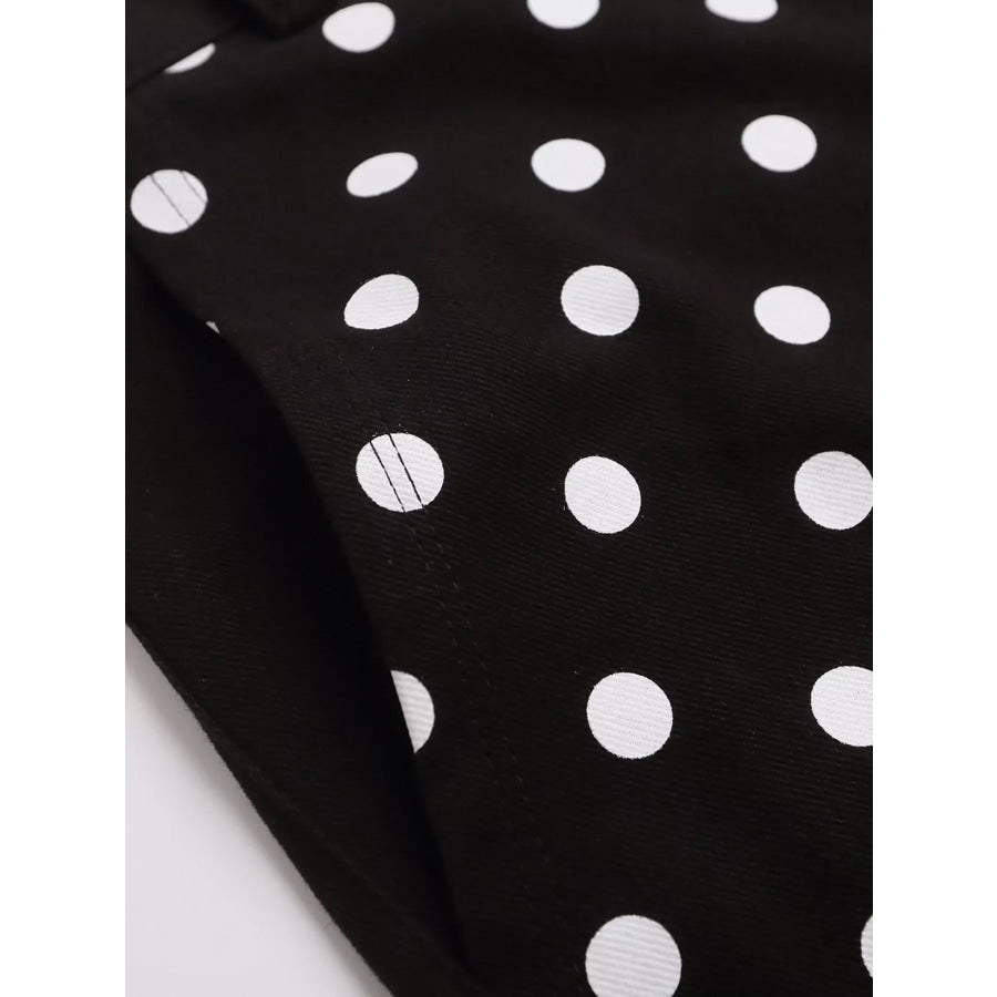 Men’s Polka Dot Cargo Capris Apparel and Accessories