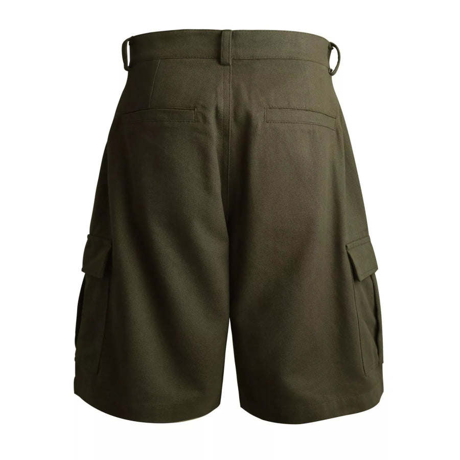 Men’s Polka Dot Cargo Capris Apparel and Accessories