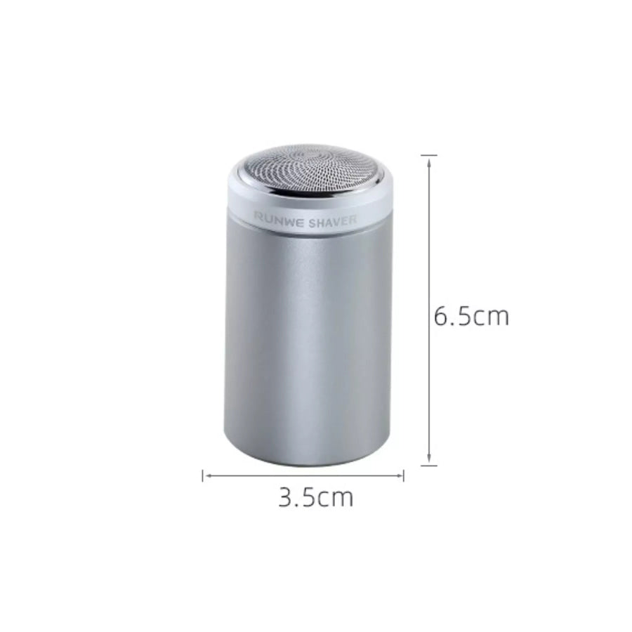 Men’s Portable Electric Shaver Silver / ONESIZE Apparel and Accessories