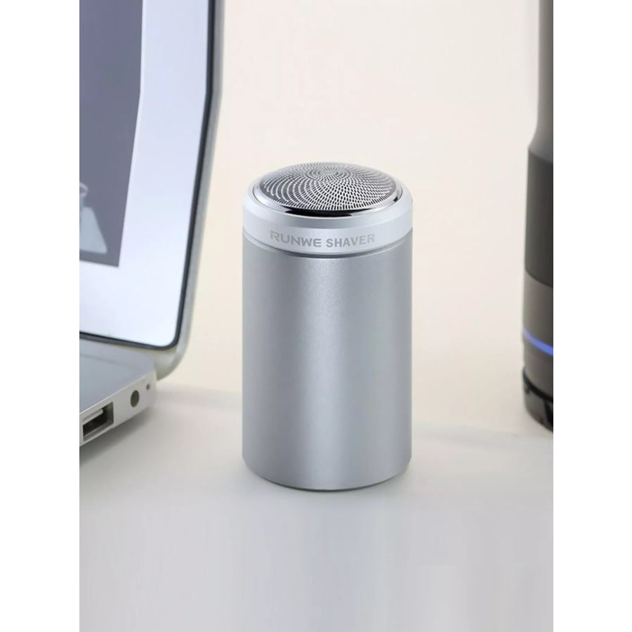 Men’s Portable Electric Shaver Silver / ONESIZE Apparel and Accessories