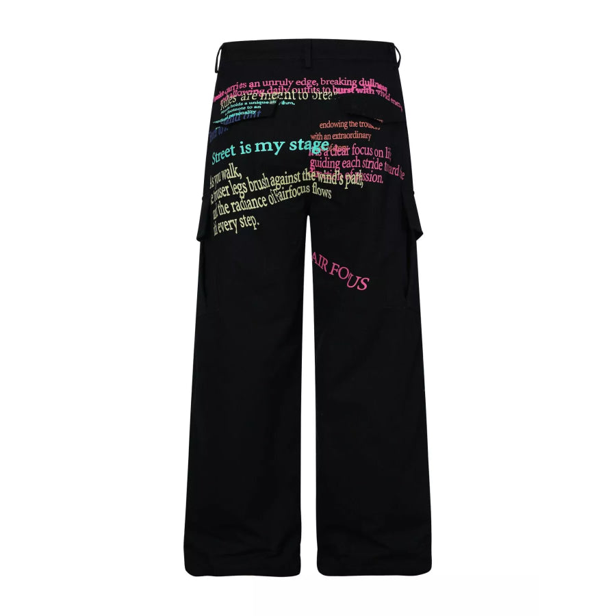 Men’s Printed Cargo Pants Apparel and Accessories