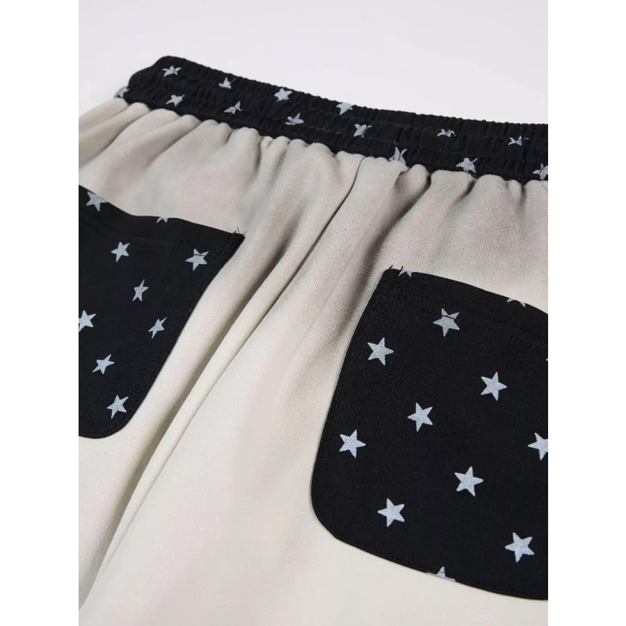 Men’s Printed Wide-Leg Pants Apparel and Accessories