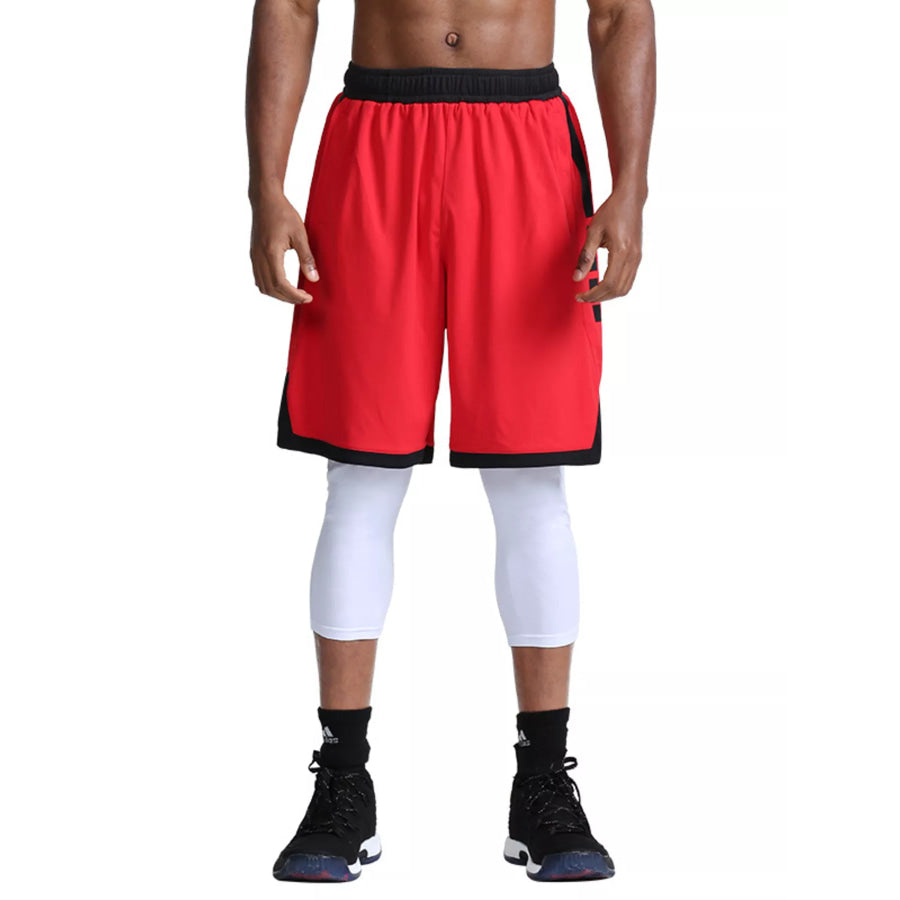 Men’s Quick-Dry Active Shorts Red / M Apparel and Accessories