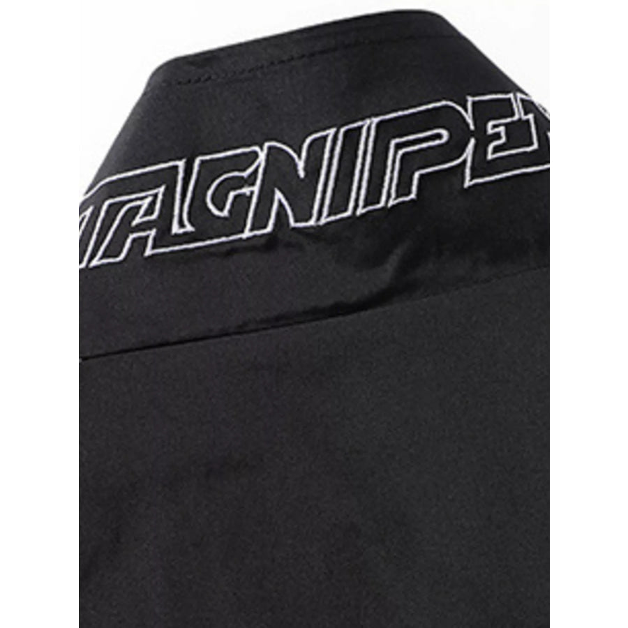 Men’s Racing-Inspired Zip Up Bomber Jacket Apparel and Accessories