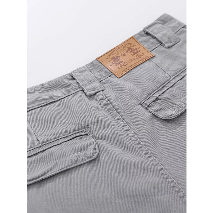 Men’s Relaxed Fit Cargo Capris Apparel and Accessories