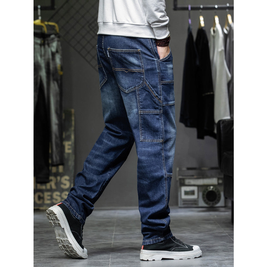 Men’s Relaxed Fit Cargo Jeans Apparel and Accessories