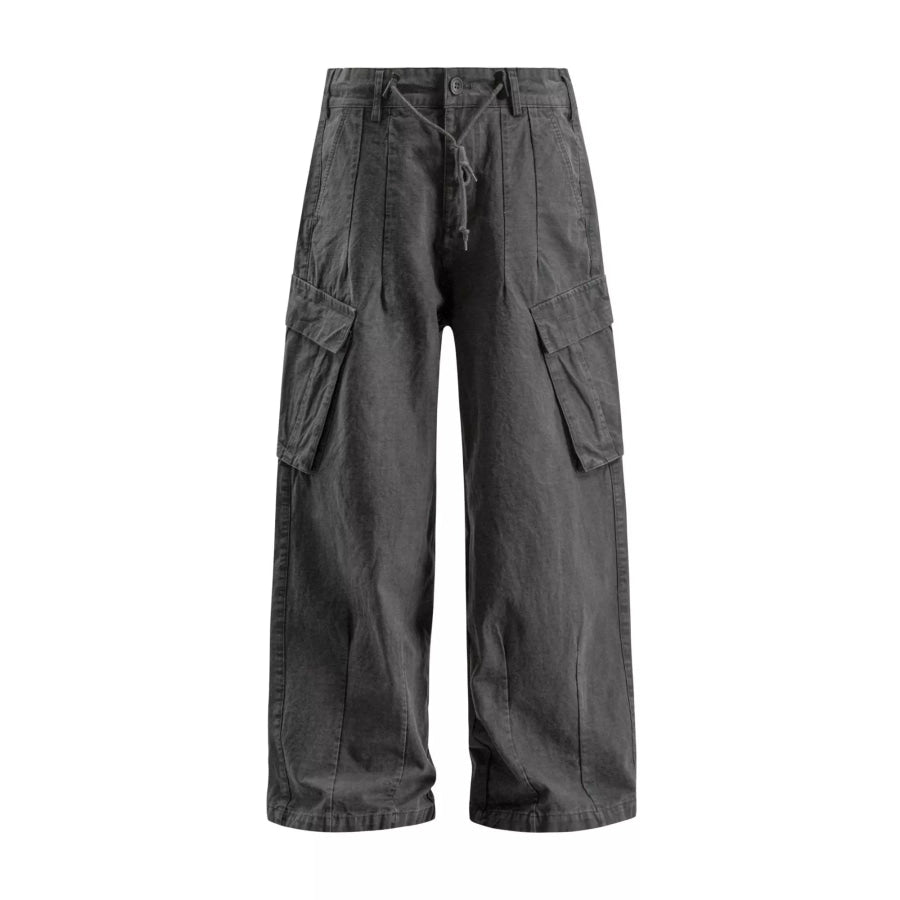 Men’s Relaxed Fit Cargo Pants Grey / S Apparel and Accessories