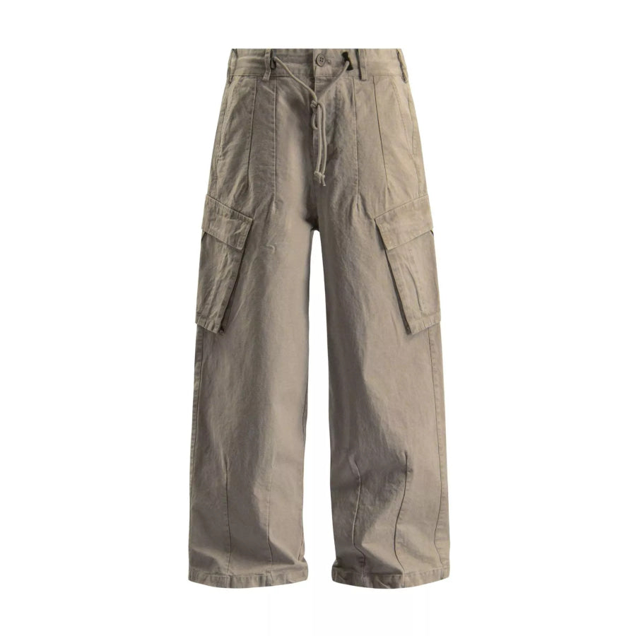 Men’s Relaxed Fit Cargo Pants Khaki / S Apparel and Accessories