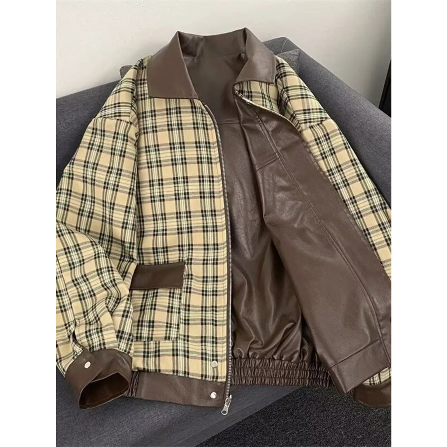 Men’s Reversible Zip Up Jacket Apparel and Accessories