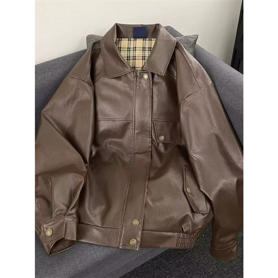 Men’s Reversible Zip Up Jacket Apparel and Accessories