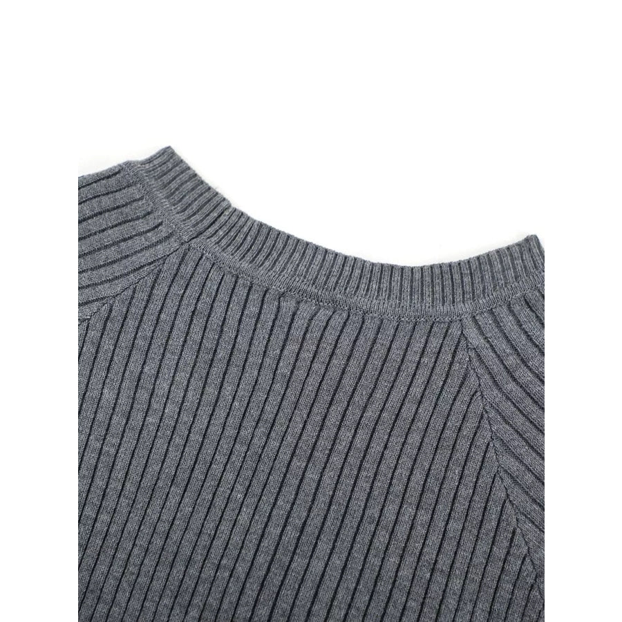 Men’s Ribbed Knit Short-Sleeve T-Shirt Apparel and Accessories