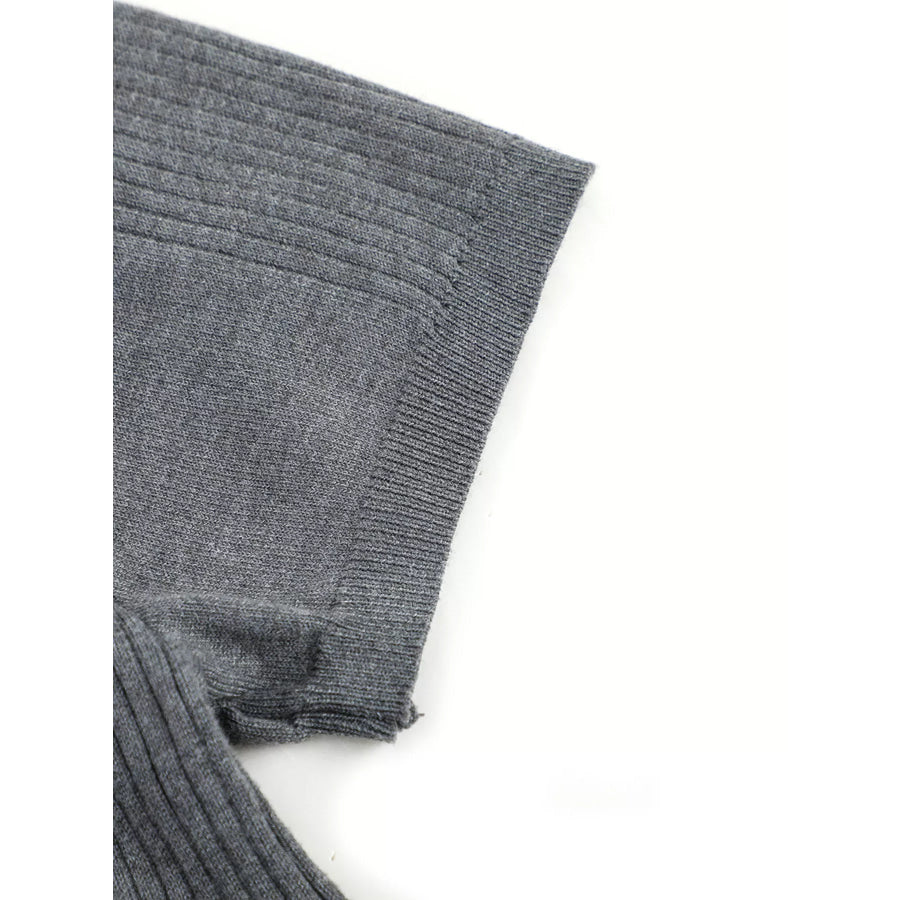 Men’s Ribbed Knit Short-Sleeve T-Shirt Apparel and Accessories