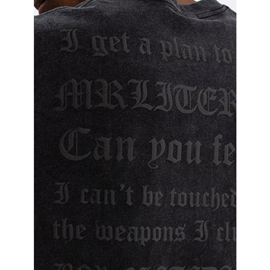 Men’s Round Neck Half Sleeve Oversized T-Shirt Apparel and Accessories