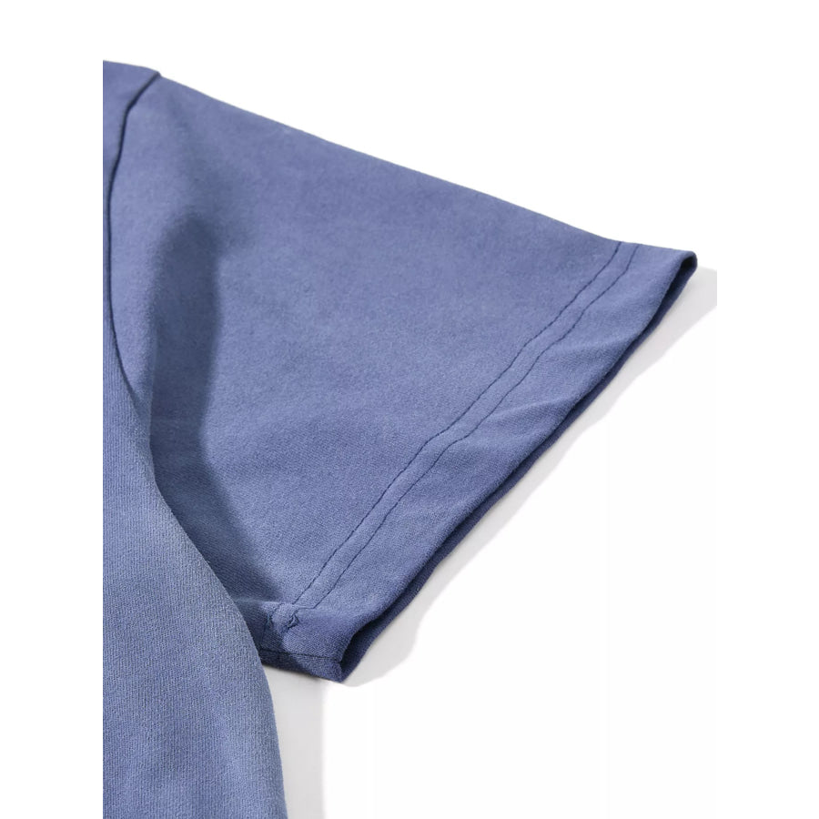 Men’s Round Neck Short Sleeve T-Shirt Apparel and Accessories
