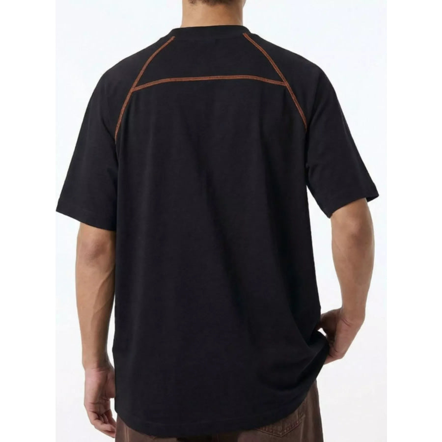 Men’s Round Neck Short Sleeve T-Shirt Apparel and Accessories