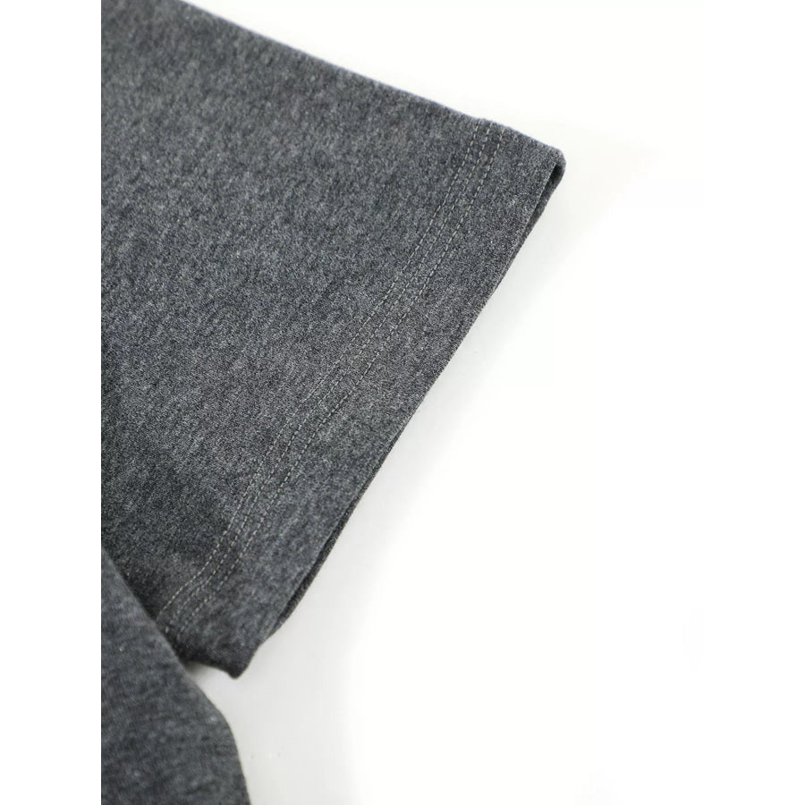 Men’s Round Neck Short Sleeve T-Shirt Apparel and Accessories