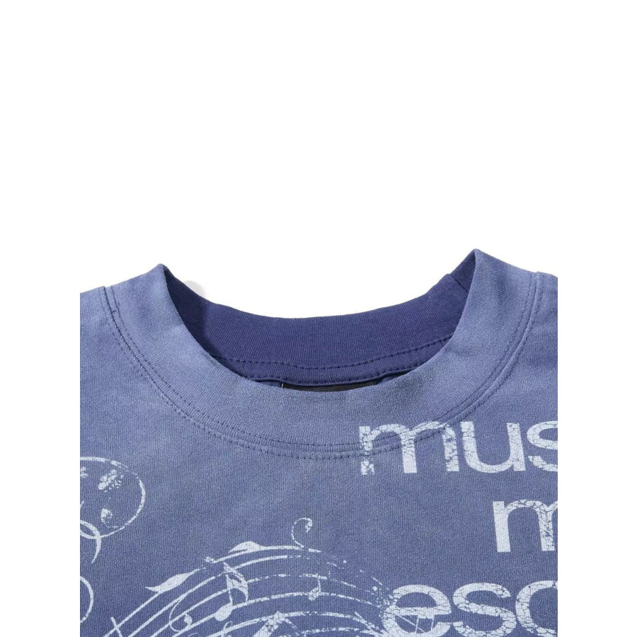 Men’s Round Neck Short Sleeve T-Shirt Apparel and Accessories