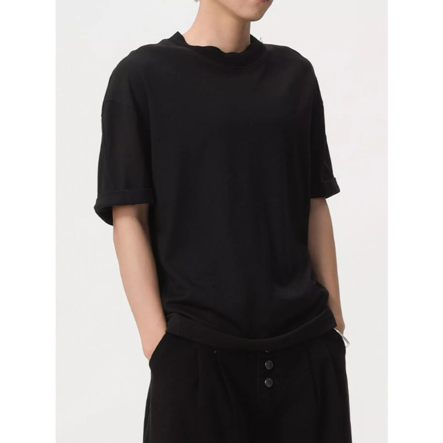 Men’s Round Neck Short Sleeve T-Shirt Apparel and Accessories