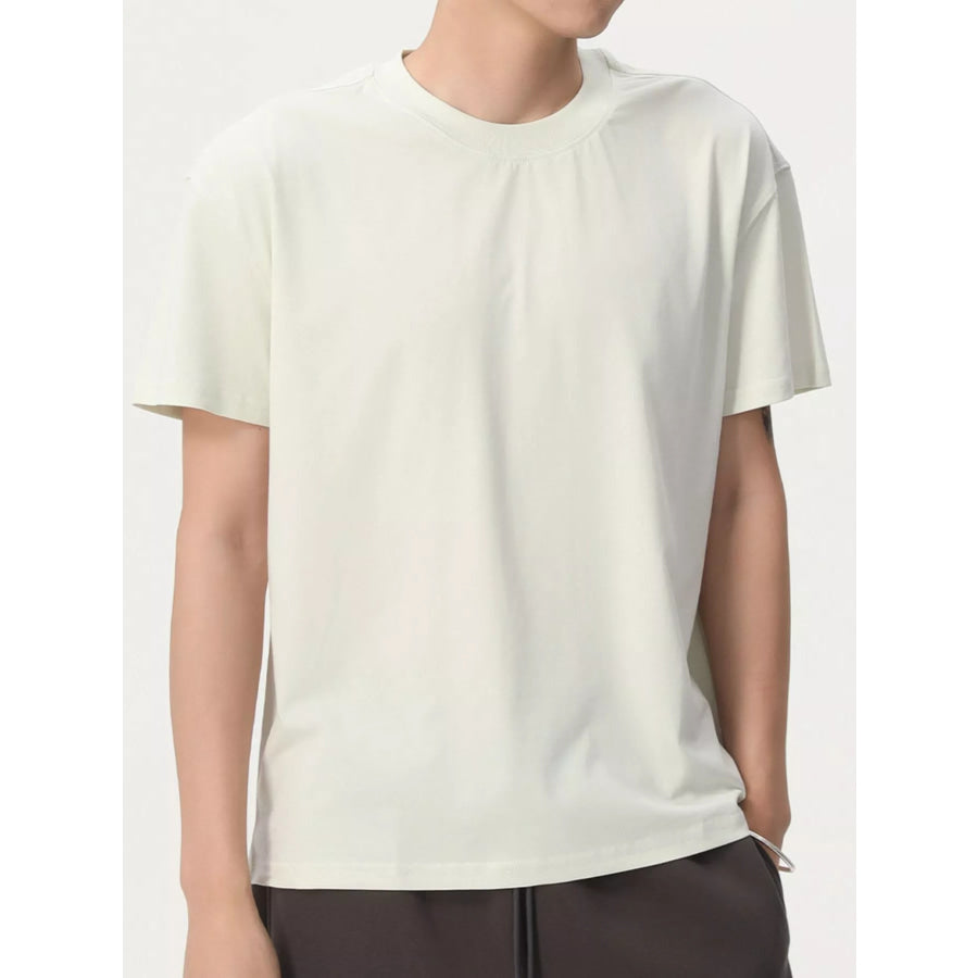 Men’s Round Neck Short Sleeve T-Shirt Sage / S