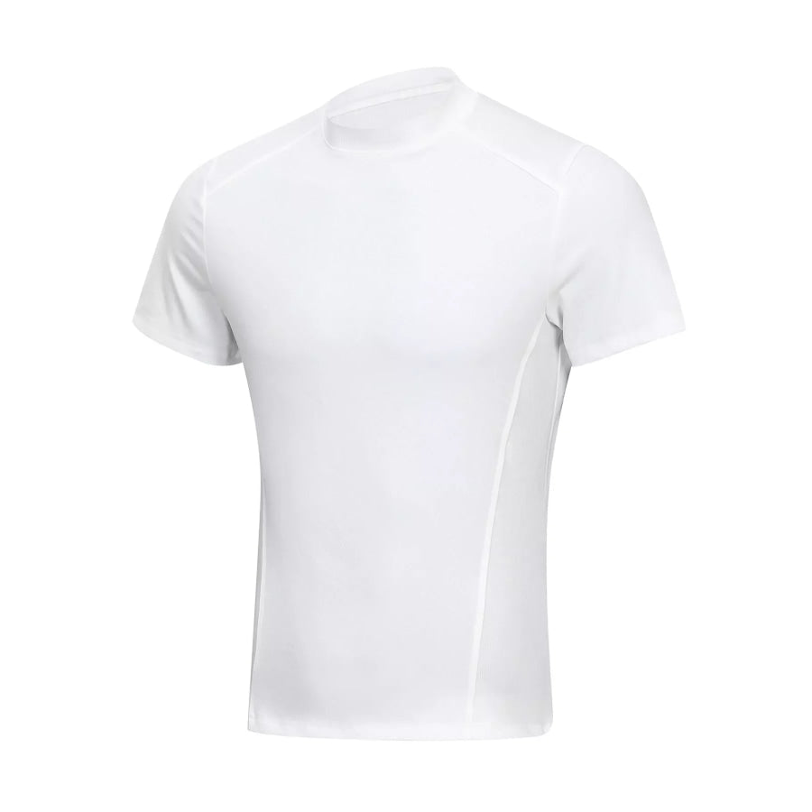 Men’s Round Neck Short Sleeve T-Shirt White / M Apparel and Accessories