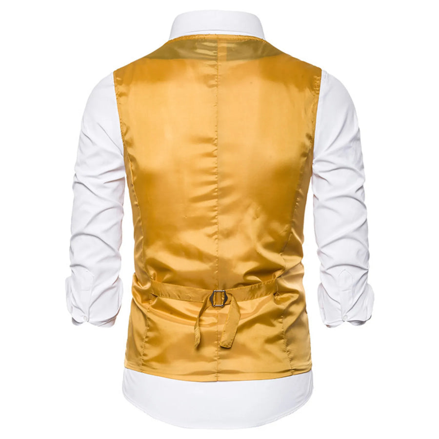 Men’s Sequin Slim Fit Vest Apparel and Accessories
