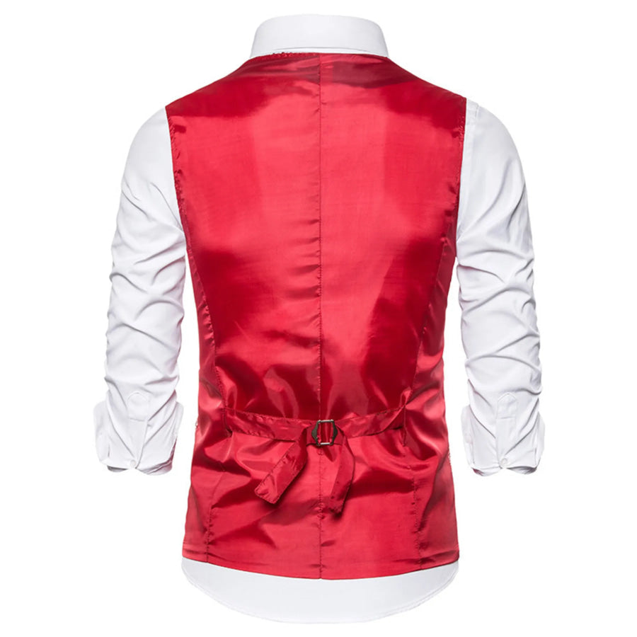 Men’s Sequin Slim Fit Vest Apparel and Accessories