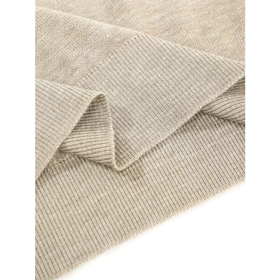 Men’s Short Sleeve Geometric Textured Knit Top Apparel and Accessories