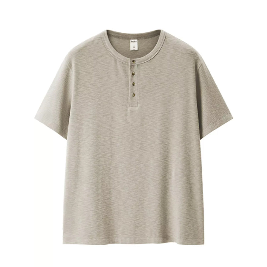 Men’s Short Sleeve Henley T-Shirt Apparel and Accessories