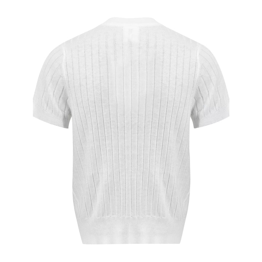 Men’s Short Sleeve Ribbed Knit Top Apparel and Accessories