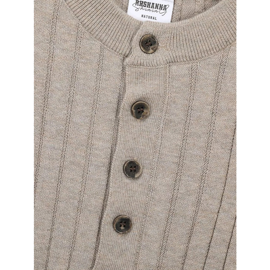 Men’s Short Sleeve Ribbed Knit Top Apparel and Accessories