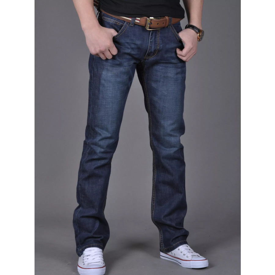 Men’s Slim Fit Jeans Blue / 28 Apparel and Accessories