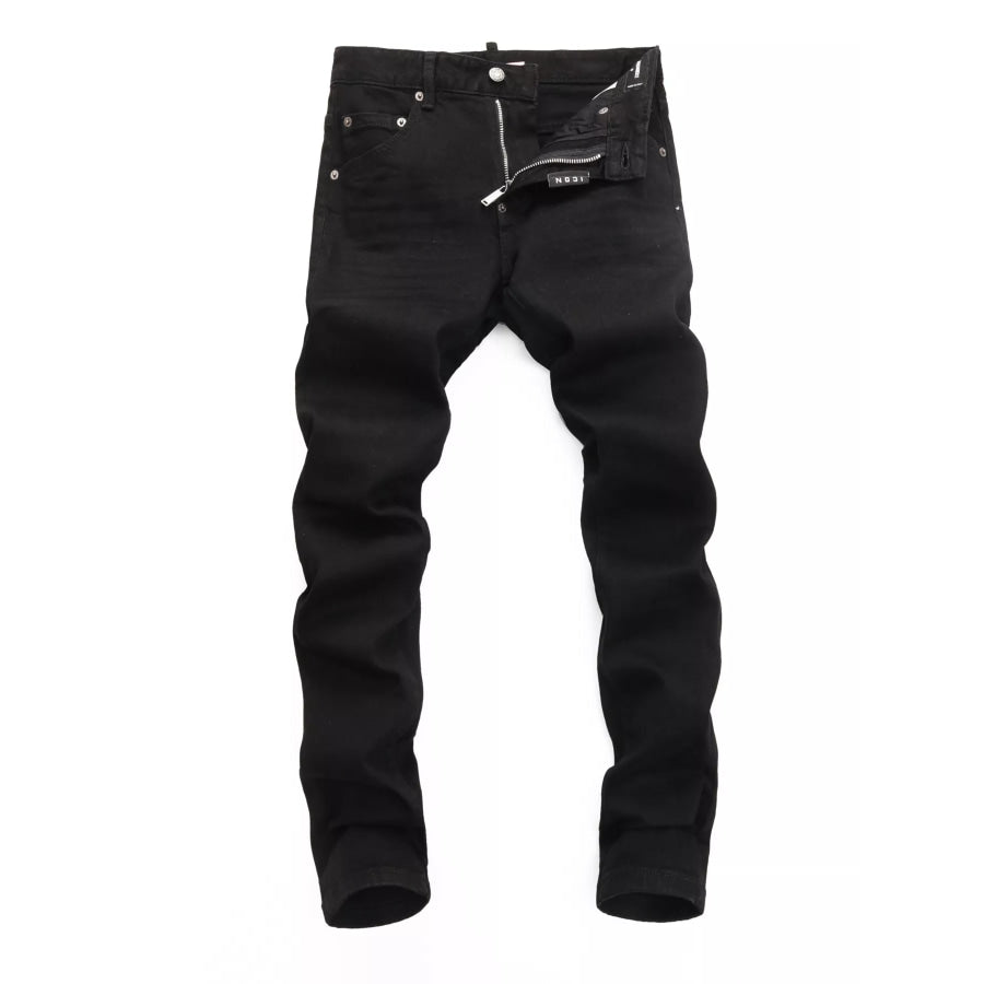 Men’s Slim Fit Jeans Black / 28 Apparel and Accessories