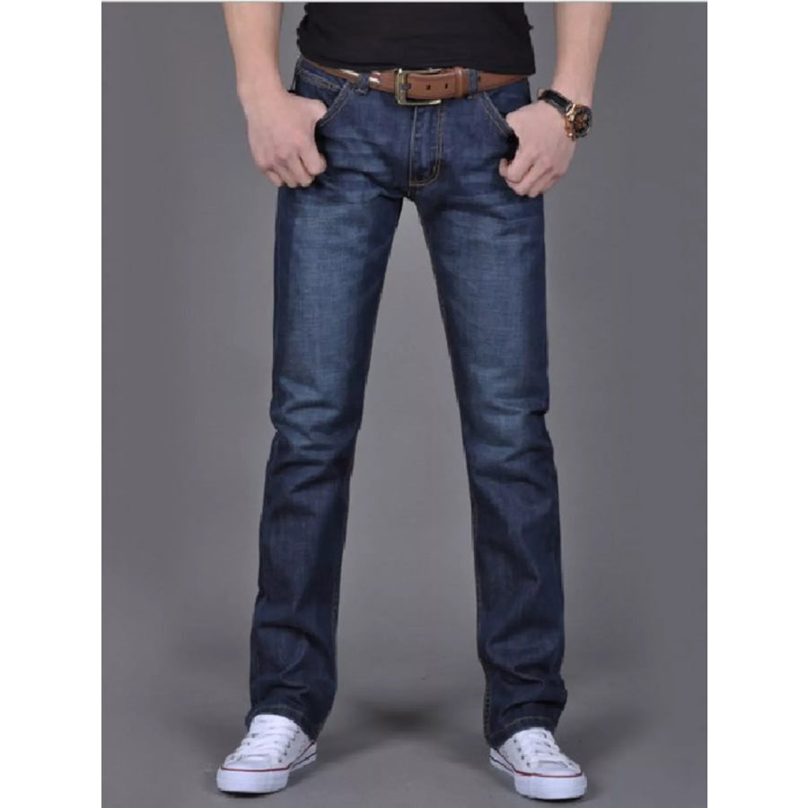 Men’s Slim Fit Jeans Blue / 28 Apparel and Accessories