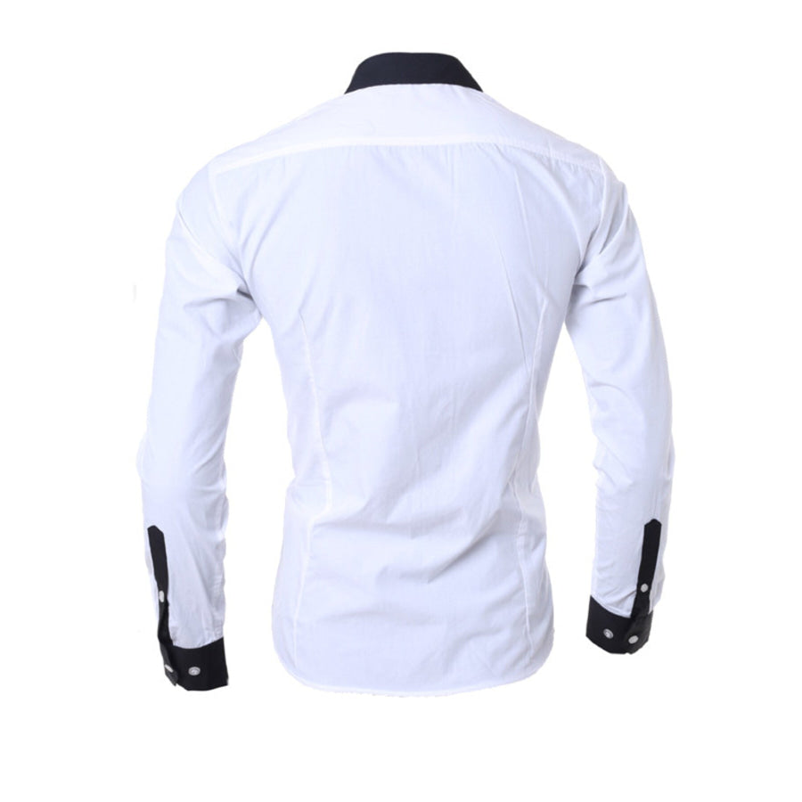 Men’s Slim Fit Long Sleeve Shirt Apparel and Accessories