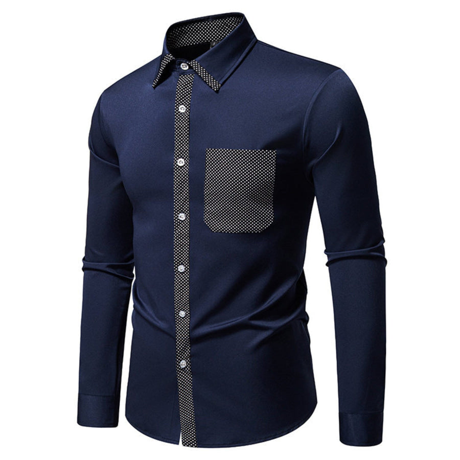 Men’s Slim Fit Long Sleeve Shirt Apparel and Accessories
