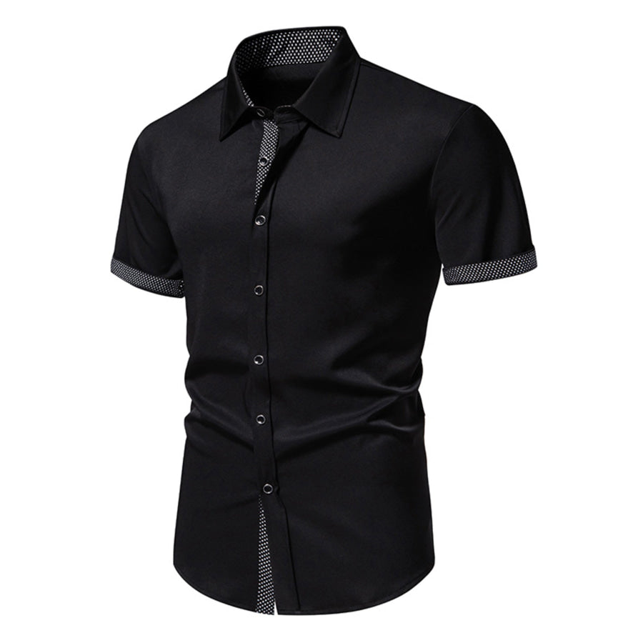 Men’s Slim Fit Short Sleeve Shirt Apparel and Accessories
