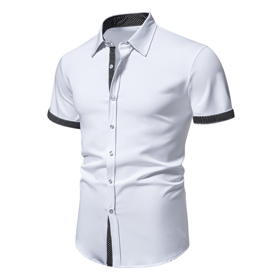 Men’s Slim Fit Short Sleeve Shirt Apparel and Accessories