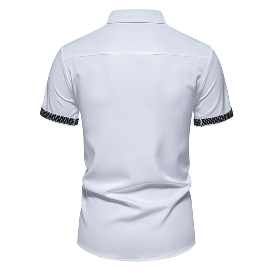 Men’s Slim Fit Short Sleeve Shirt Apparel and Accessories