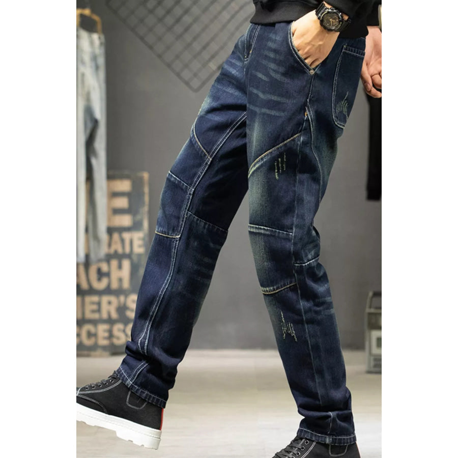 Men’s Slim Fit Straight Leg Jeans Apparel and Accessories