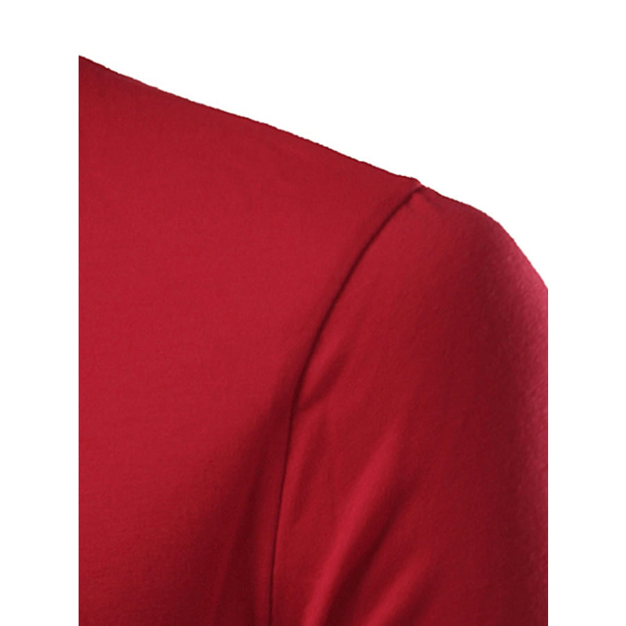 Men’s Slim Fit Turtleneck Long Sleeve T-Shirt Apparel and Accessories