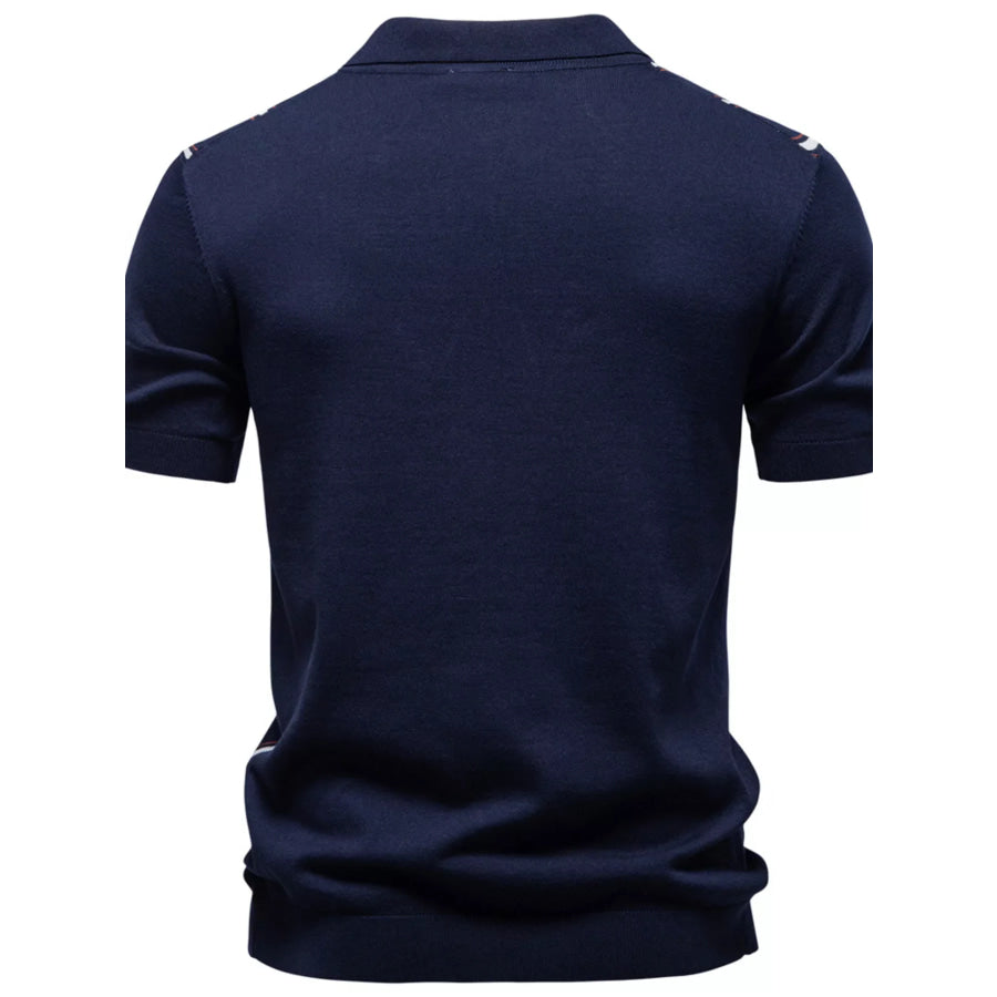 Men’s Striped Short Sleeve Polo Apparel and Accessories