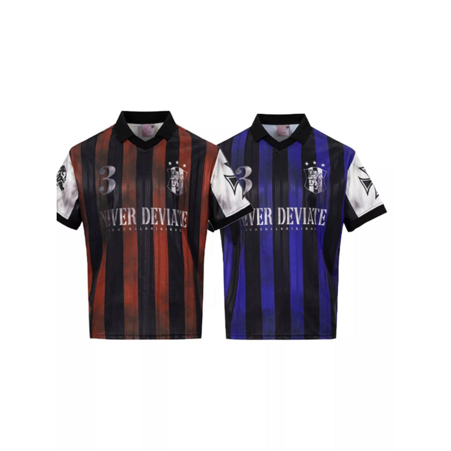 Men’s Striped Soccer Jersey T-Shirt Apparel and Accessories