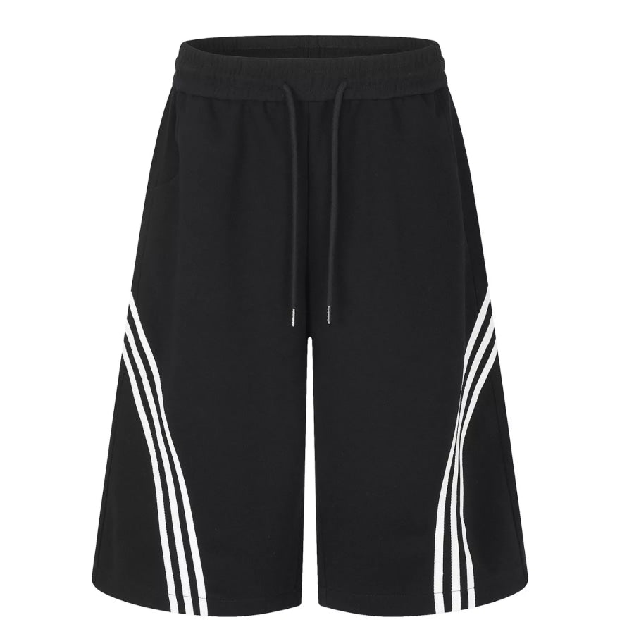 Men’s Striped Wide-Leg Cropped Pants Apparel and Accessories