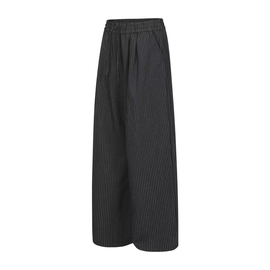 Men’s Striped Wide-Leg Drawstring Pants Apparel and Accessories